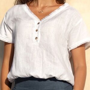 Nomad The Label   Vivre Linen And Cotton Blouse *Read*